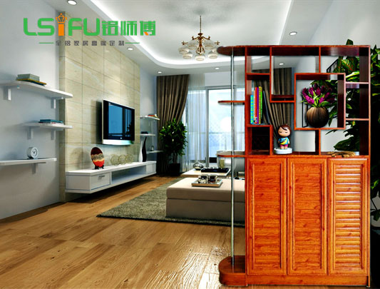 鋁師傅全鋁屏風柜定制設計裝修效果圖