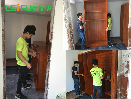 鋁師傅全鋁衣柜定制設計效果圖（鋁師傅上門安裝現場