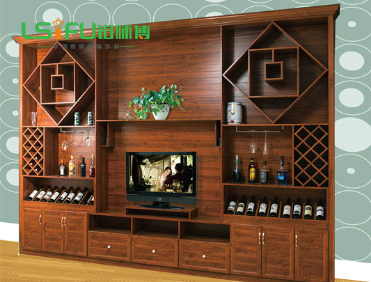 鋁師傅全鋁電視酒柜定制設計裝修效果圖