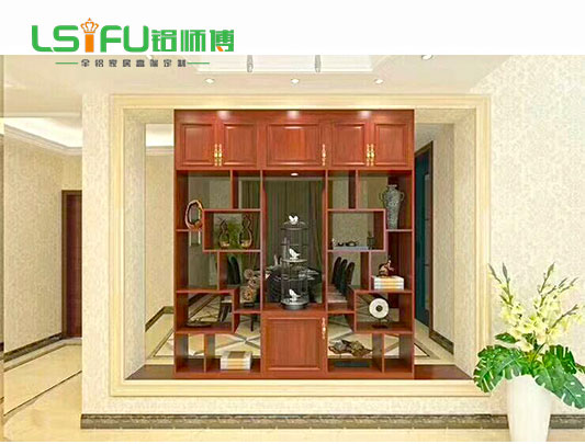 鋁師傅全鋁家居屏風柜裝修效果圖