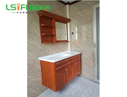 鋁師傅全鋁家具浴室柜定制側面圖片