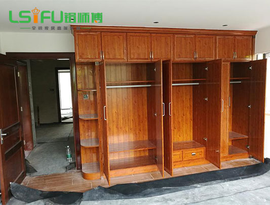 全鋁衣柜柜體內外如一展示效果圖