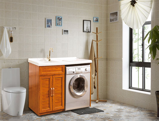 鋁師傅智能全鋁洗衣機浴柜裝修效果圖 鋁師傅智能全鋁洗衣機浴柜裝修效果圖