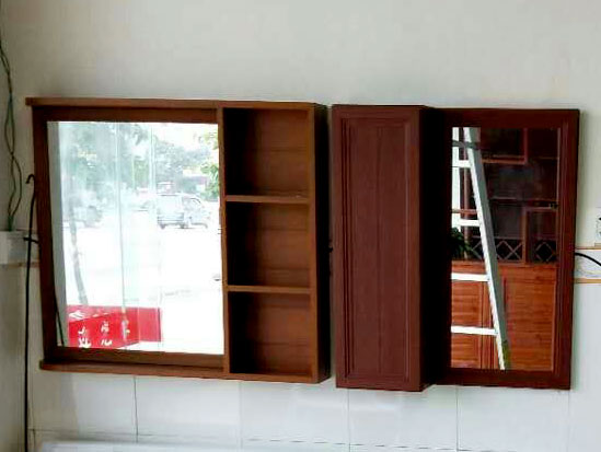 師傅全鋁家具帶鏡子浴室柜款式圖片