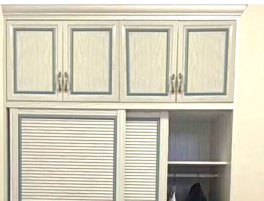 鋁師傅全鋁家具百葉款兩扇移門衣柜圖片