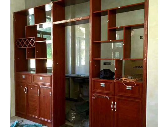 客廳餐廳廚房全鋁屏風(fēng)圖片