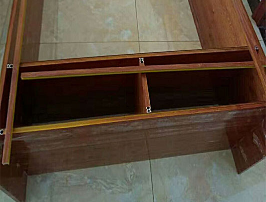 鋁師傅全鋁家具臥室衣柜安裝現場實拍效果圖