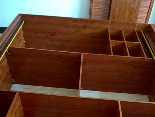 鋁師傅全鋁家具整體衣柜安裝現場實拍效果圖