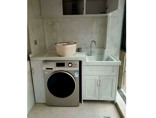 臺全鋁洗衣機浴室柜圖片 臺全鋁洗衣機浴室柜圖片