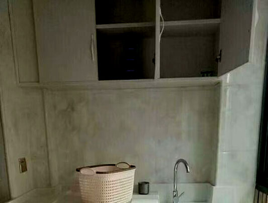 鋁師傅陽(yáng)臺(tái)全鋁洗衣機(jī)浴室柜圖片