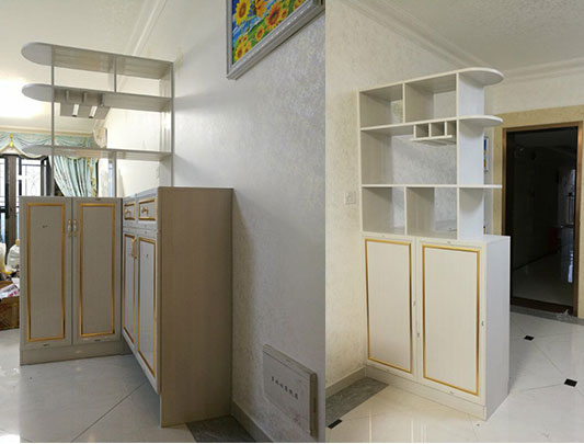 碧桂園樓房（客廳全鋁屏風柜裝修效果圖）